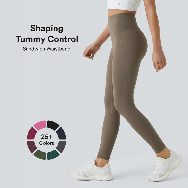 UltraSculpt High Waisted Tummy Control Pocket Shaping Training Leggings